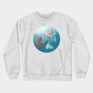 River Otter Mermaid Crewneck Sweatshirt